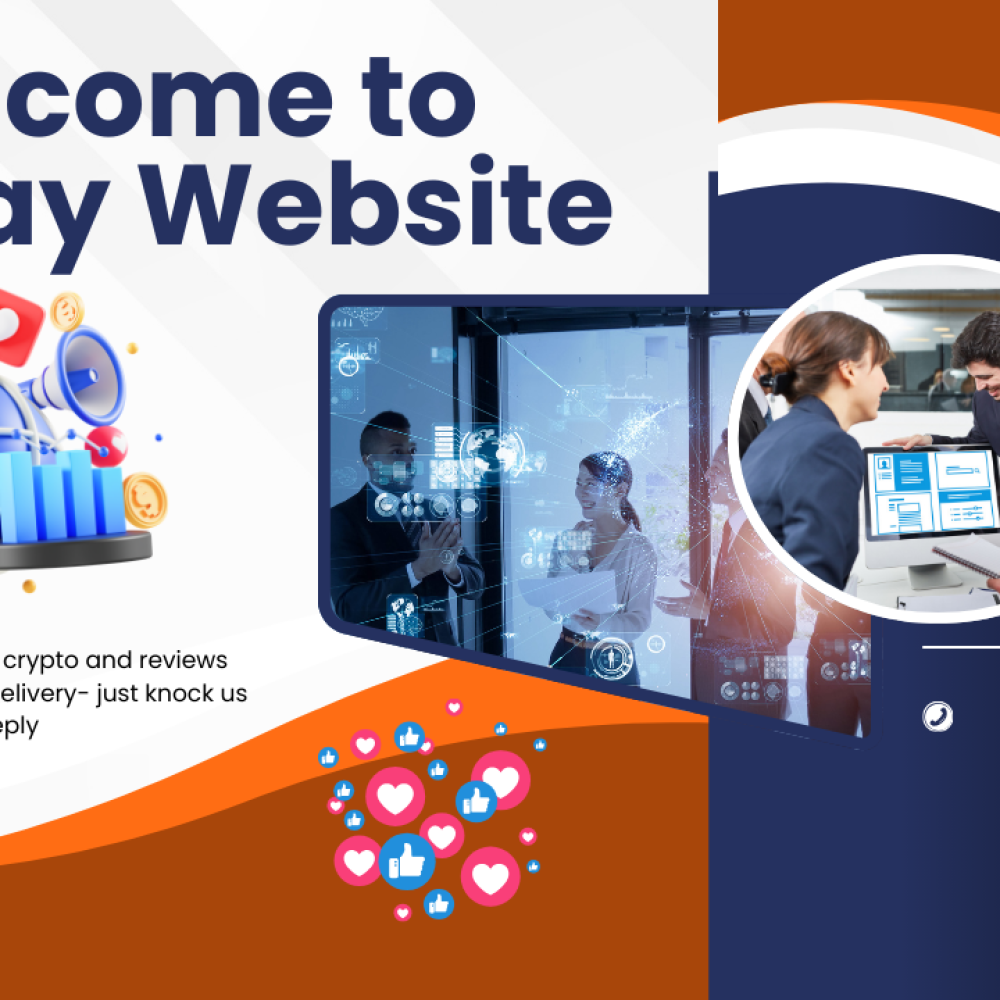 Blue and Orange Modern Digital Marketing Agency Twitter Header